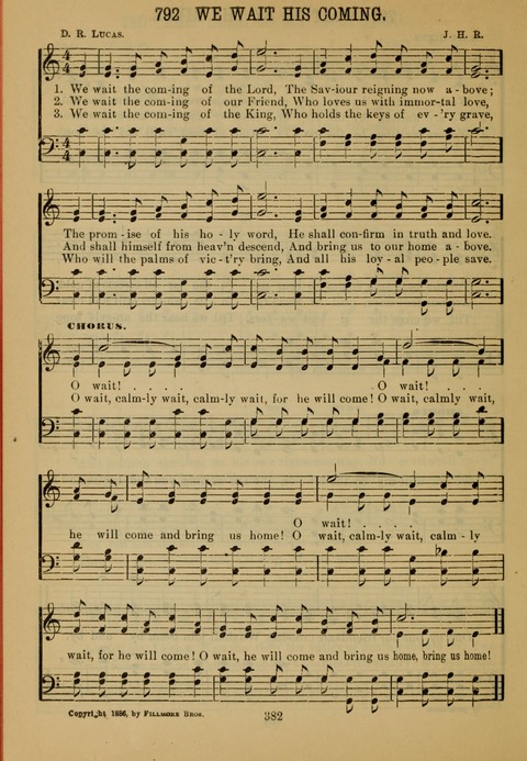 New Christian Hymn and Tune Book page 381