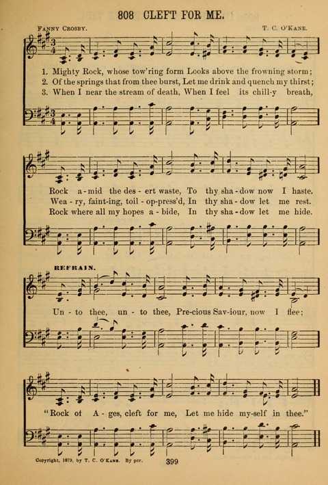 New Christian Hymn and Tune Book page 398