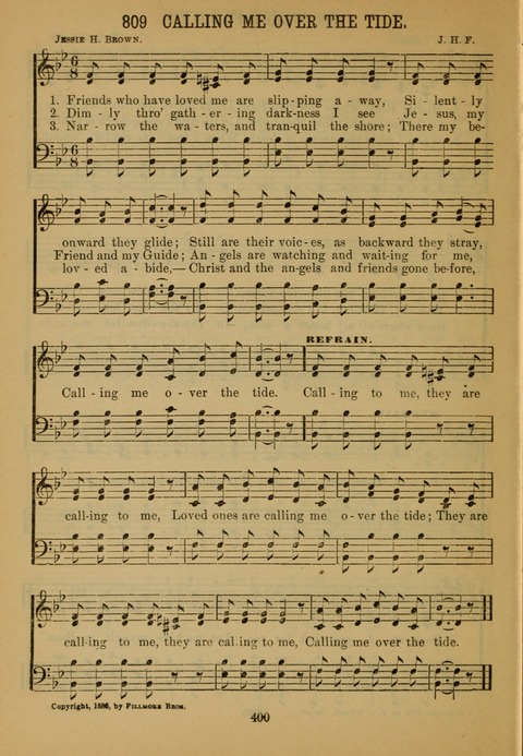 New Christian Hymn and Tune Book page 399