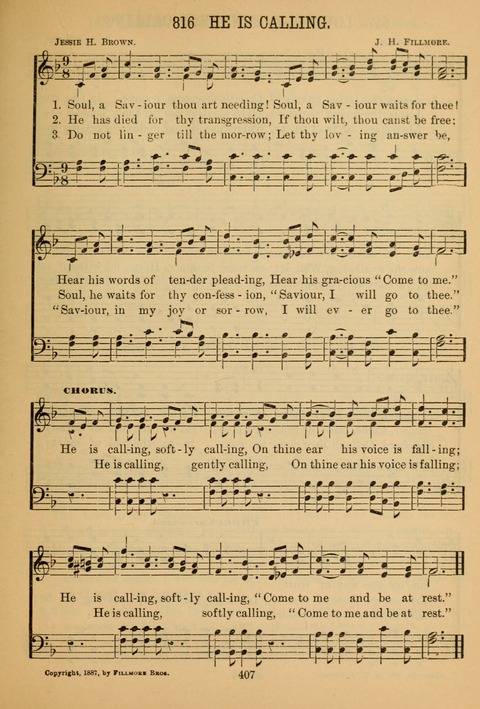 New Christian Hymn and Tune Book page 406