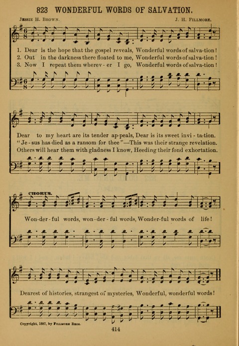 New Christian Hymn and Tune Book page 413