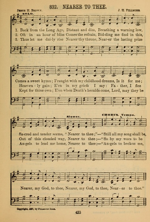 New Christian Hymn and Tune Book page 422