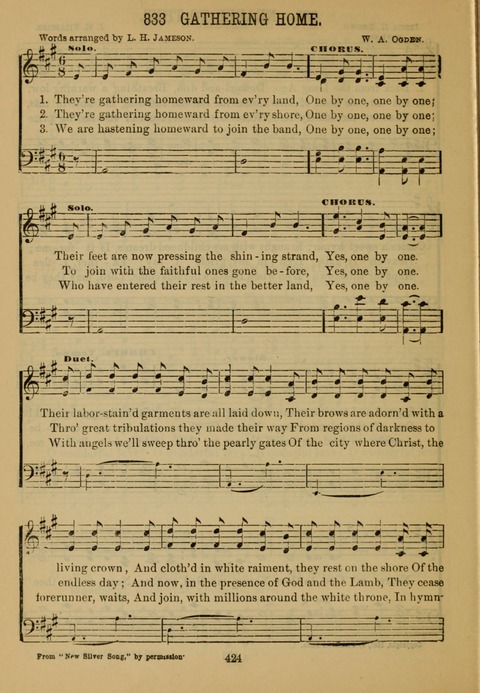 New Christian Hymn and Tune Book page 423