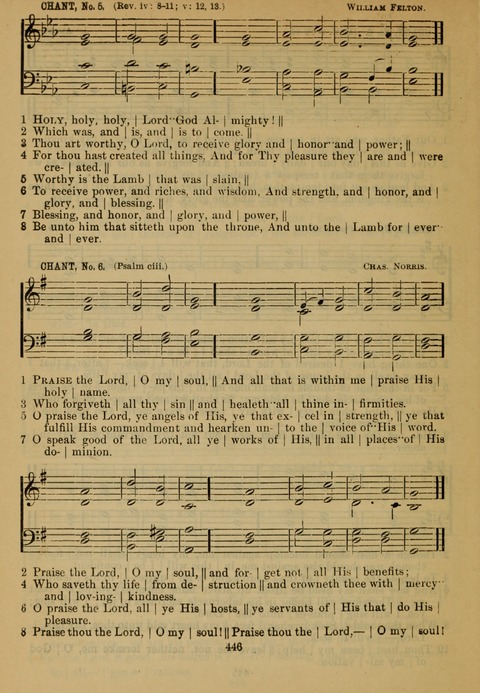 New Christian Hymn and Tune Book page 445