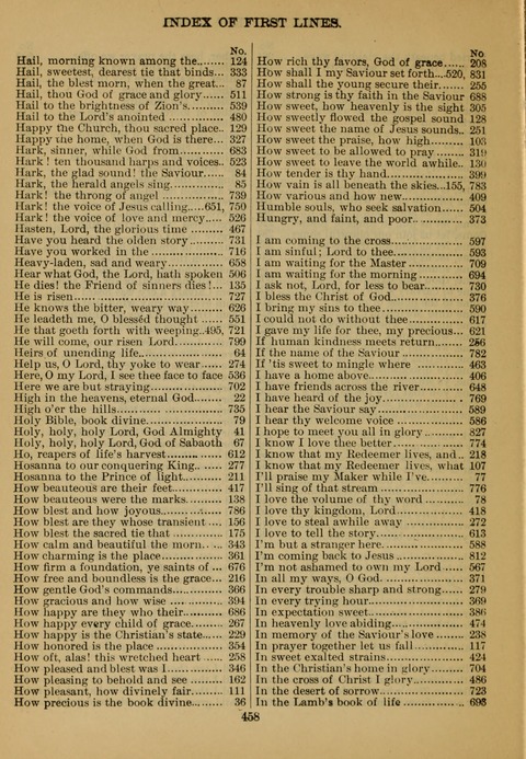 New Christian Hymn and Tune Book page 457