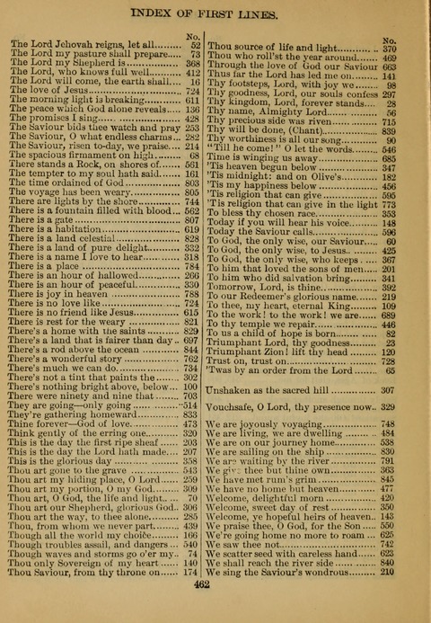 New Christian Hymn and Tune Book page 461