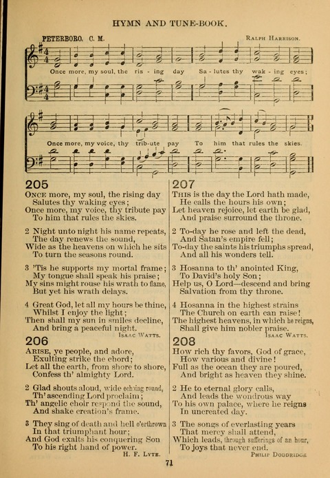 New Christian Hymn and Tune Book page 70