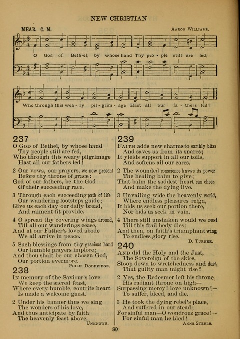 New Christian Hymn and Tune Book page 79