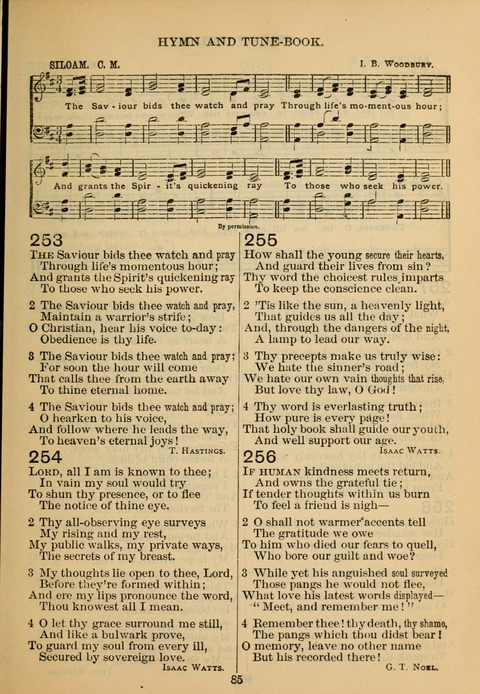 New Christian Hymn and Tune Book page 84