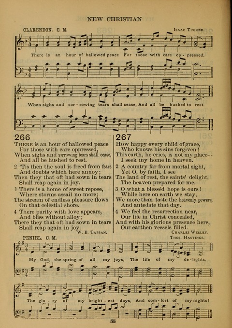 New Christian Hymn and Tune Book page 87