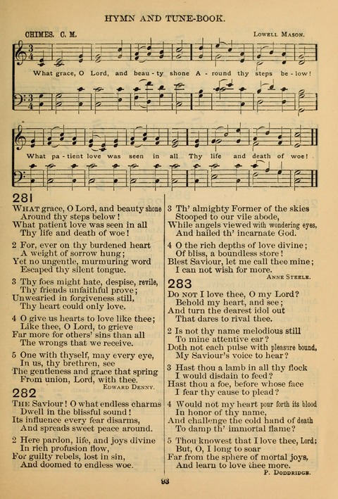 New Christian Hymn and Tune Book page 92