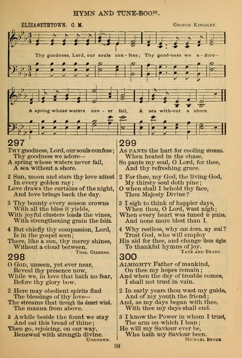 New Christian Hymn and Tune Book page 98