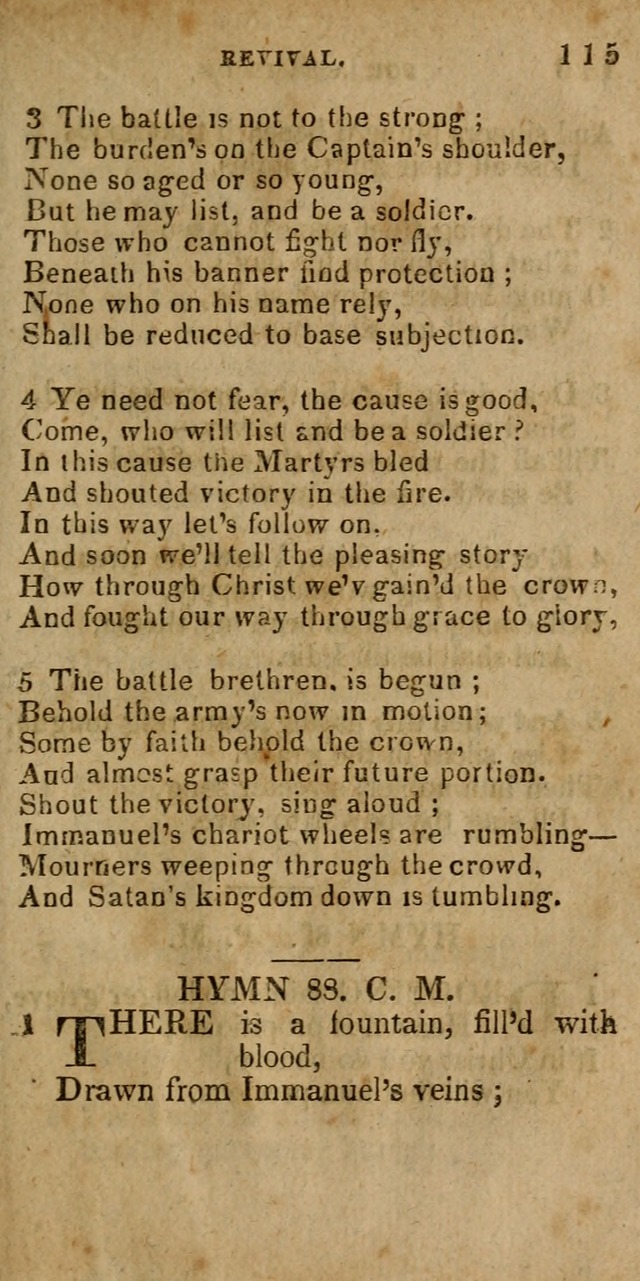 The New England Collection of Hymns and Spiritual Songs: adapted to prayer, conference and camp-meetings page 121