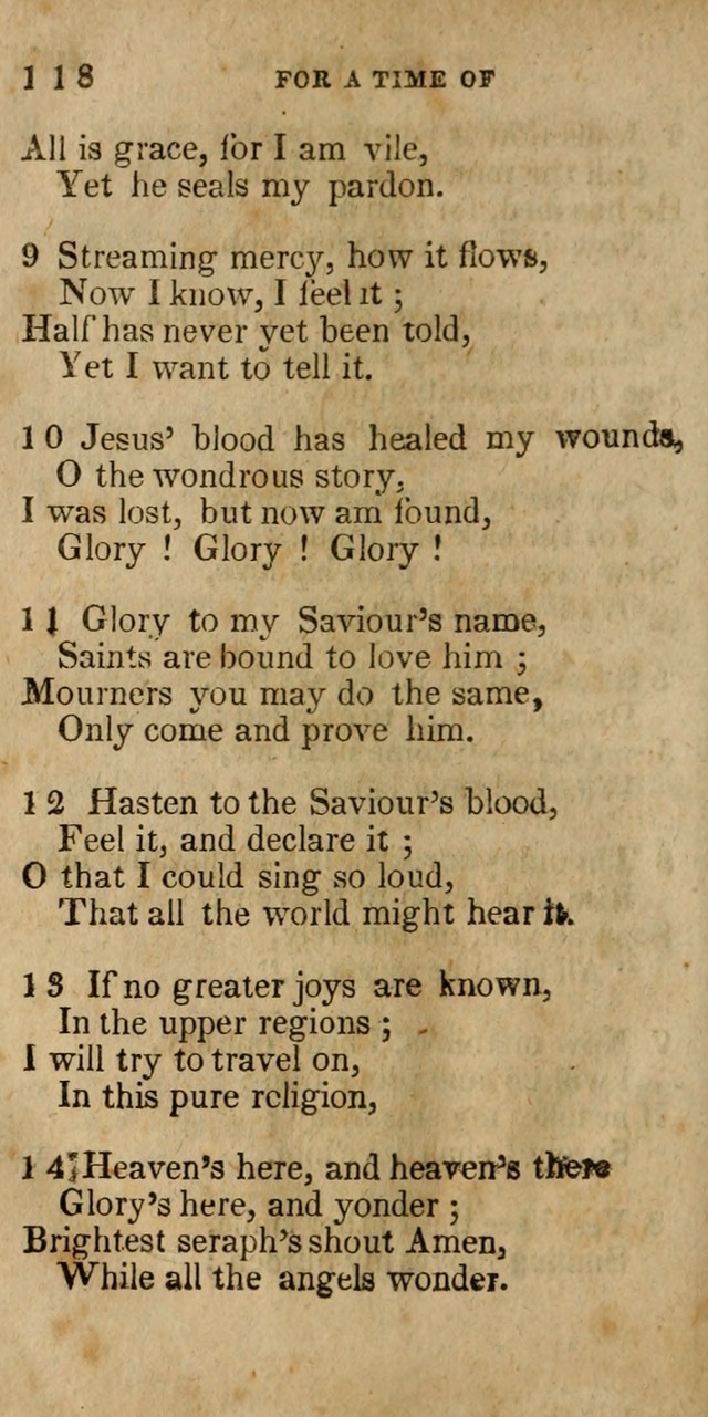 The New England Collection of Hymns and Spiritual Songs: adapted to prayer, conference and camp-meetings page 124