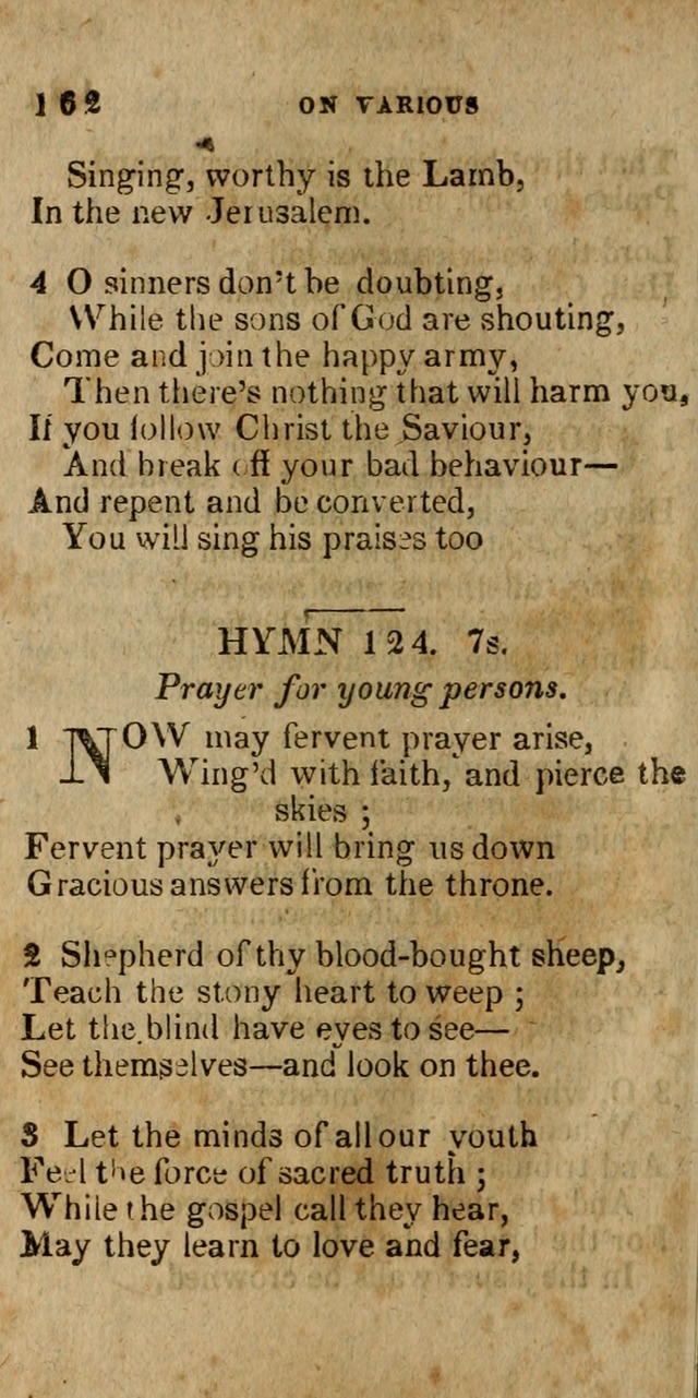 The New England Collection of Hymns and Spiritual Songs: adapted to prayer, conference and camp-meetings page 168