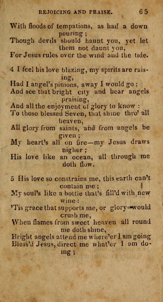 The New England Collection of Hymns and Spiritual Songs: adapted to prayer, conference and camp-meetings page 69