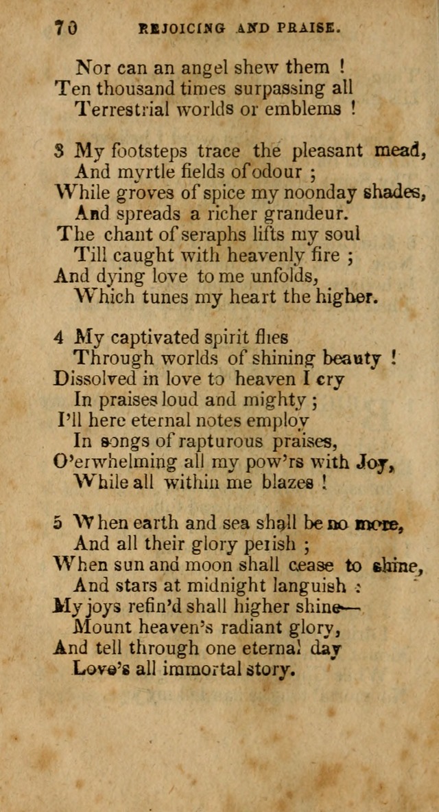 The New England Collection of Hymns and Spiritual Songs: adapted to prayer, conference and camp-meetings page 74