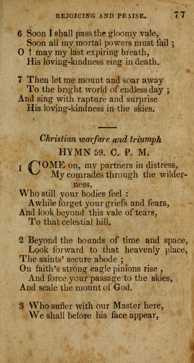 The New England Collection of Hymns and Spiritual Songs: adapted to prayer, conference and camp-meetings page 81