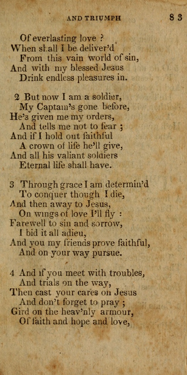 The New England Collection of Hymns and Spiritual Songs: adapted to prayer, conference and camp-meetings page 87