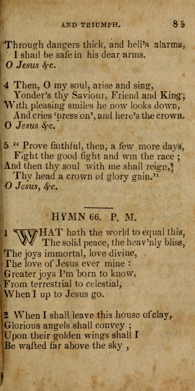 The New England Collection of Hymns and Spiritual Songs: adapted to prayer, conference and camp-meetings page 89