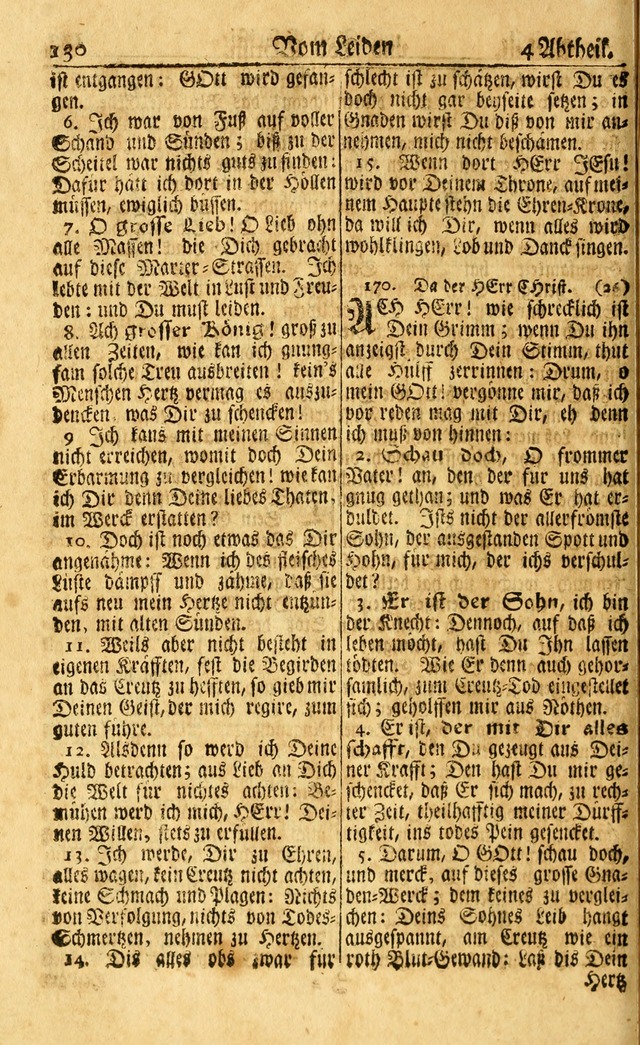 Neu-Eingerichtetes Gesang-Buch in Sich Haltend eine Sammlung (mehrentheils alter) Schöner lehr-reicher underbailicher Lieder... page 130