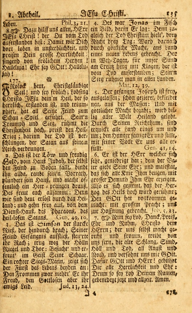 Neu-Eingerichtetes Gesang-Buch in Sich Haltend eine Sammlung (mehrentheils alter) Schöner lehr-reicher underbailicher Lieder... page 135