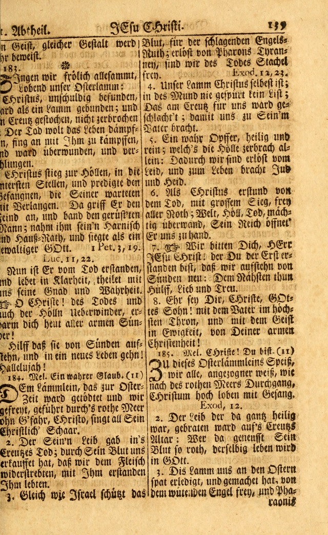 Neu-Eingerichtetes Gesang-Buch in Sich Haltend eine Sammlung (mehrentheils alter) Schöner lehr-reicher underbailicher Lieder... page 139