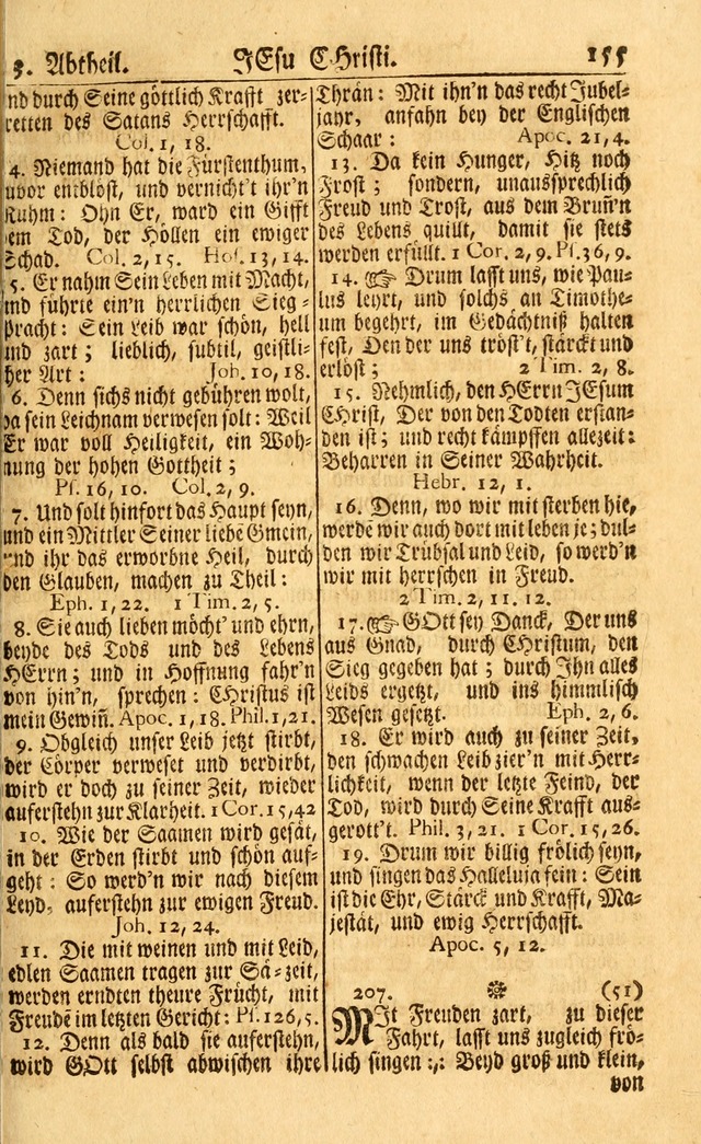 Neu-Eingerichtetes Gesang-Buch in Sich Haltend eine Sammlung (mehrentheils alter) Schöner lehr-reicher underbailicher Lieder... page 155