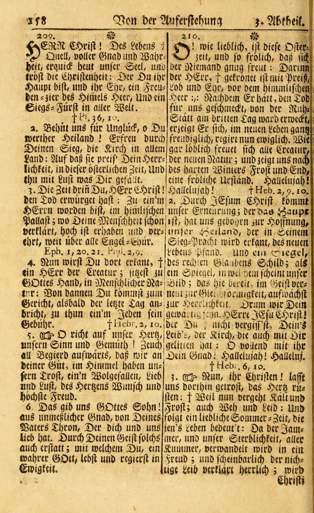 Neu-Eingerichtetes Gesang-Buch in Sich Haltend eine Sammlung (mehrentheils alter) Schöner lehr-reicher underbailicher Lieder... page 158