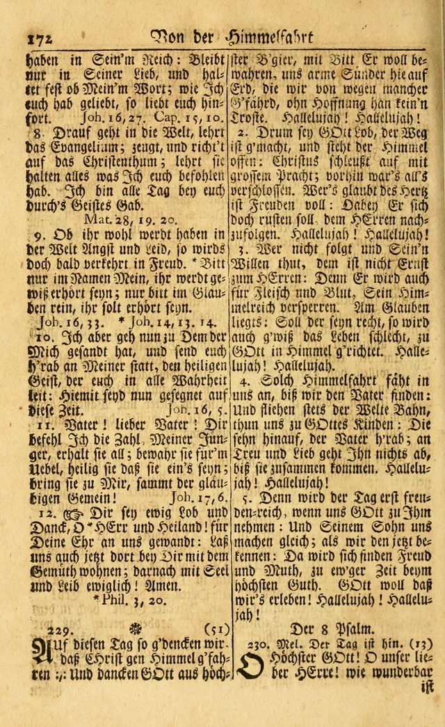 Neu-Eingerichtetes Gesang-Buch in Sich Haltend eine Sammlung (mehrentheils alter) Schöner lehr-reicher underbailicher Lieder... page 172