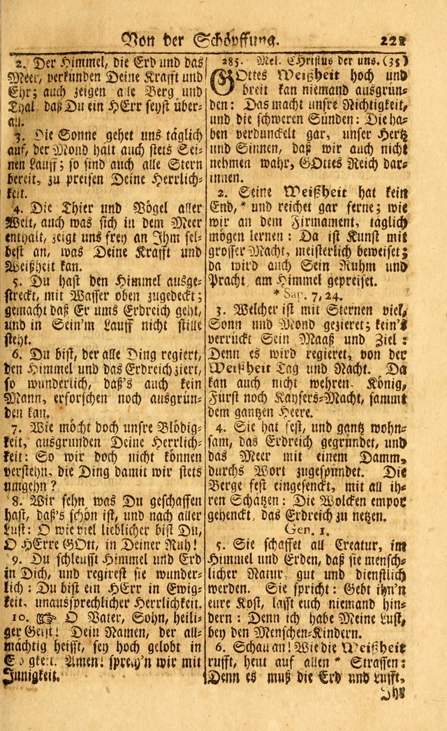 Neu-Eingerichtetes Gesang-Buch in Sich Haltend eine Sammlung (mehrentheils alter) Schöner lehr-reicher underbailicher Lieder... page 221