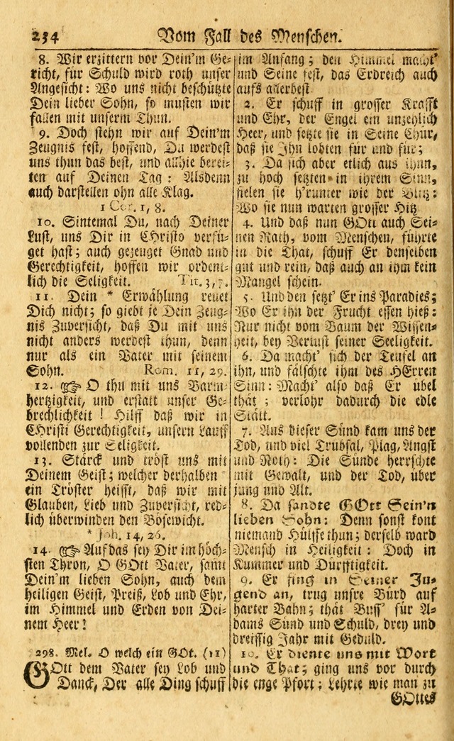 Neu-Eingerichtetes Gesang-Buch in Sich Haltend eine Sammlung (mehrentheils alter) Schöner lehr-reicher underbailicher Lieder... page 234