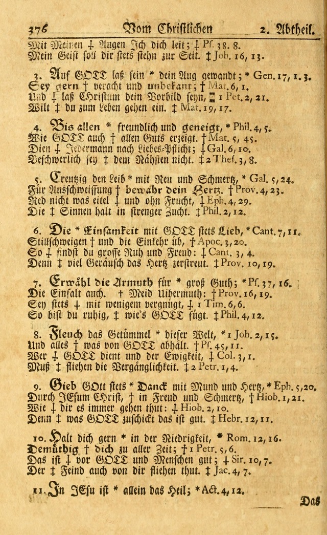 Neu-Eingerichtetes Gesang-Buch in Sich Haltend eine Sammlung (mehrentheils alter) Schöner lehr-reicher underbailicher Lieder... page 378