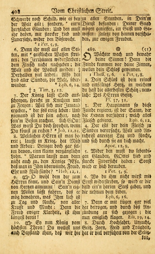 Neu-Eingerichtetes Gesang-Buch in Sich Haltend eine Sammlung (mehrentheils alter) Schöner lehr-reicher underbailicher Lieder... page 410