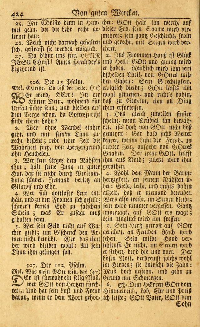 Neu-Eingerichtetes Gesang-Buch in Sich Haltend eine Sammlung (mehrentheils alter) Schöner lehr-reicher underbailicher Lieder... page 426