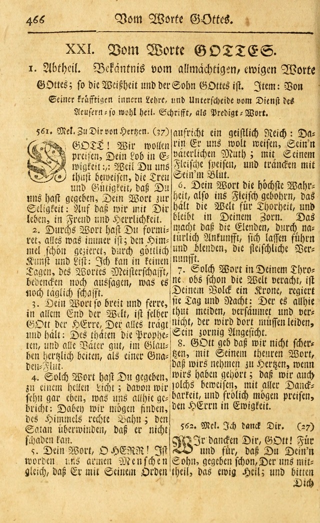 Neu-Eingerichtetes Gesang-Buch in Sich Haltend eine Sammlung (mehrentheils alter) Schöner lehr-reicher underbailicher Lieder... page 468