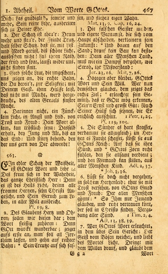 Neu-Eingerichtetes Gesang-Buch in Sich Haltend eine Sammlung (mehrentheils alter) Schöner lehr-reicher underbailicher Lieder... page 469