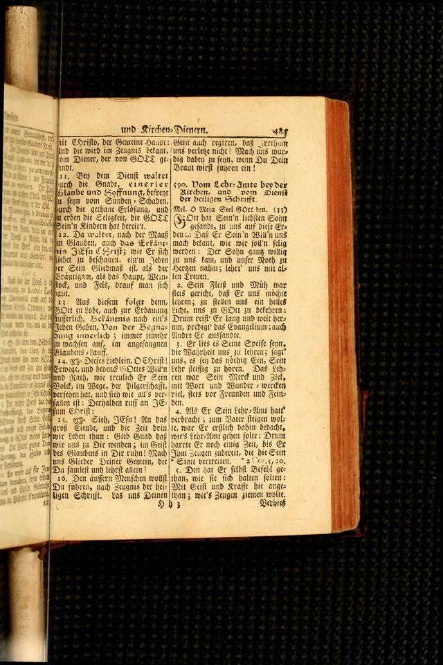 Neu-Eingerichtetes Gesang-Buch in Sich Haltend eine Sammlung (mehrentheils alter) Schöner lehr-reicher underbailicher Lieder... page 489