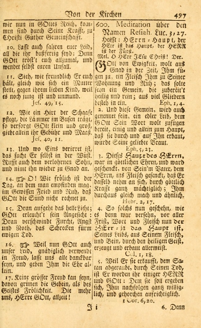 Neu-Eingerichtetes Gesang-Buch in Sich Haltend eine Sammlung (mehrentheils alter) Schöner lehr-reicher underbailicher Lieder... page 501