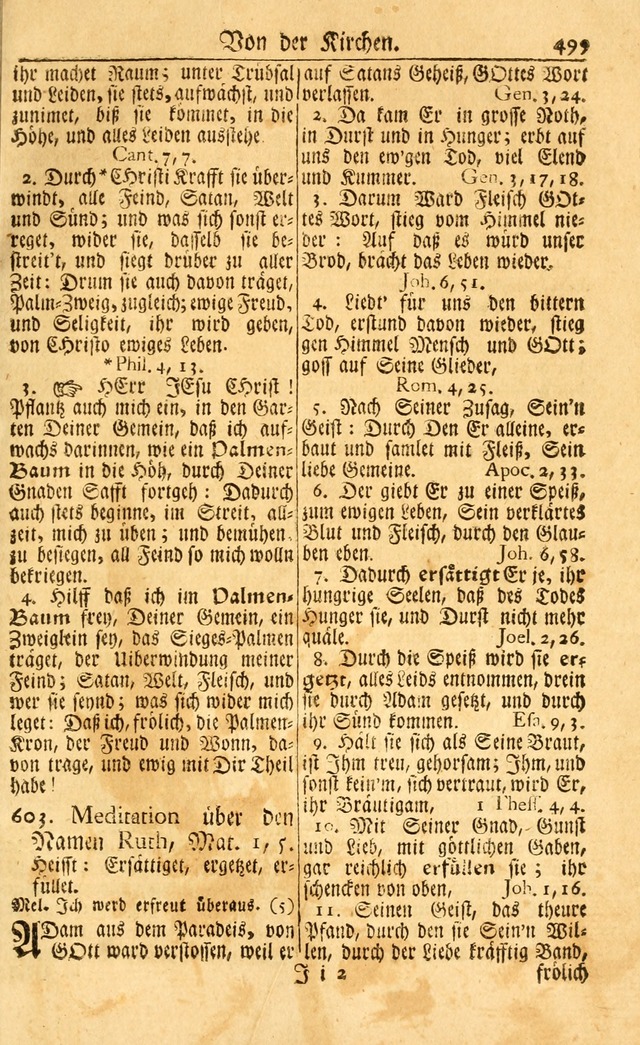 Neu-Eingerichtetes Gesang-Buch in Sich Haltend eine Sammlung (mehrentheils alter) Schöner lehr-reicher underbailicher Lieder... page 503