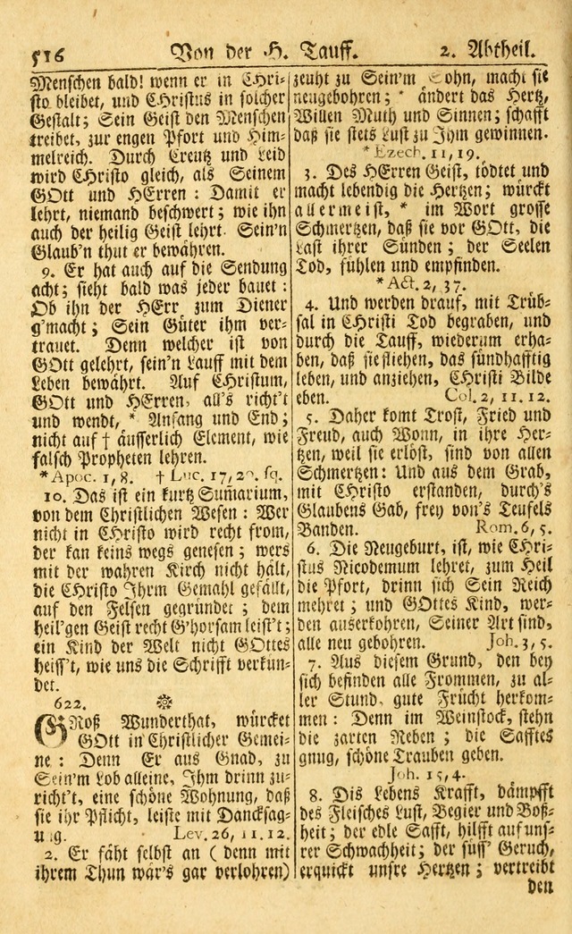 Neu-Eingerichtetes Gesang-Buch in Sich Haltend eine Sammlung (mehrentheils alter) Schöner lehr-reicher underbailicher Lieder... page 520