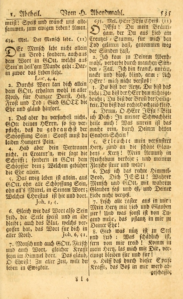 Neu-Eingerichtetes Gesang-Buch in Sich Haltend eine Sammlung (mehrentheils alter) Schöner lehr-reicher underbailicher Lieder... page 539