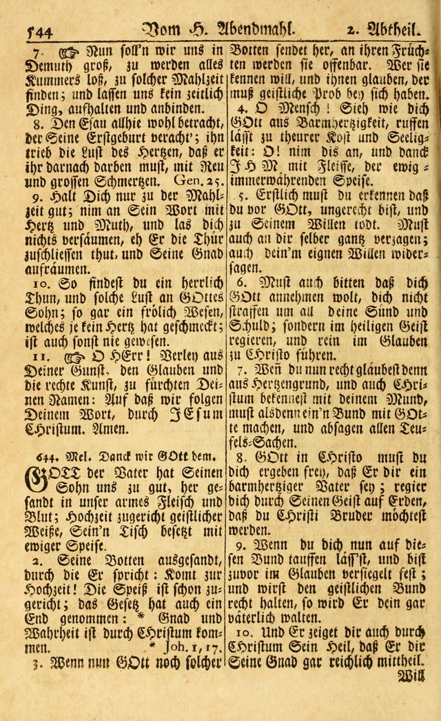 Neu-Eingerichtetes Gesang-Buch in Sich Haltend eine Sammlung (mehrentheils alter) Schöner lehr-reicher underbailicher Lieder... page 548