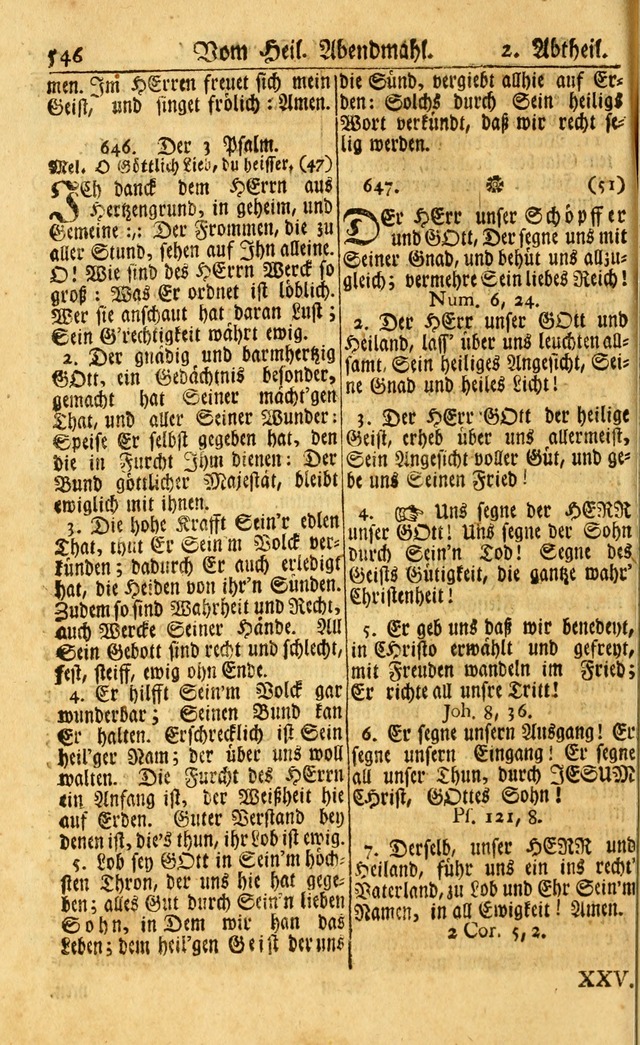 Neu-Eingerichtetes Gesang-Buch in Sich Haltend eine Sammlung (mehrentheils alter) Schöner lehr-reicher underbailicher Lieder... page 550