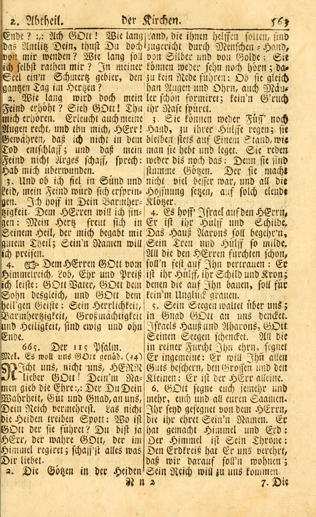 Neu-Eingerichtetes Gesang-Buch in Sich Haltend eine Sammlung (mehrentheils alter) Schöner lehr-reicher underbailicher Lieder... page 569