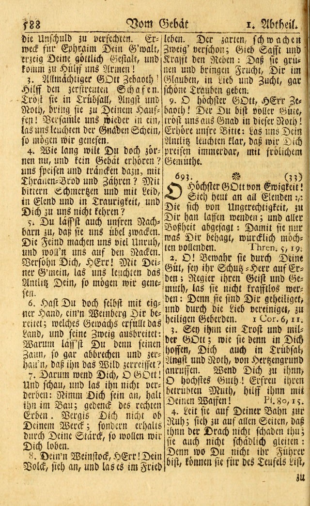 Neu-Eingerichtetes Gesang-Buch in Sich Haltend eine Sammlung (mehrentheils alter) Schöner lehr-reicher underbailicher Lieder... page 594