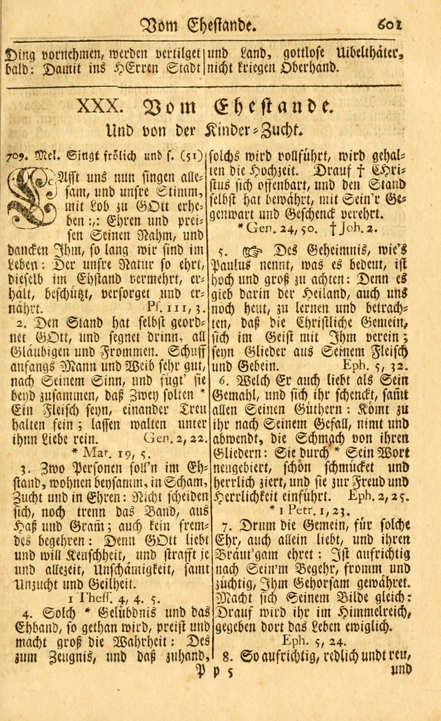 Neu-Eingerichtetes Gesang-Buch in Sich Haltend eine Sammlung (mehrentheils alter) Schöner lehr-reicher underbailicher Lieder... page 607