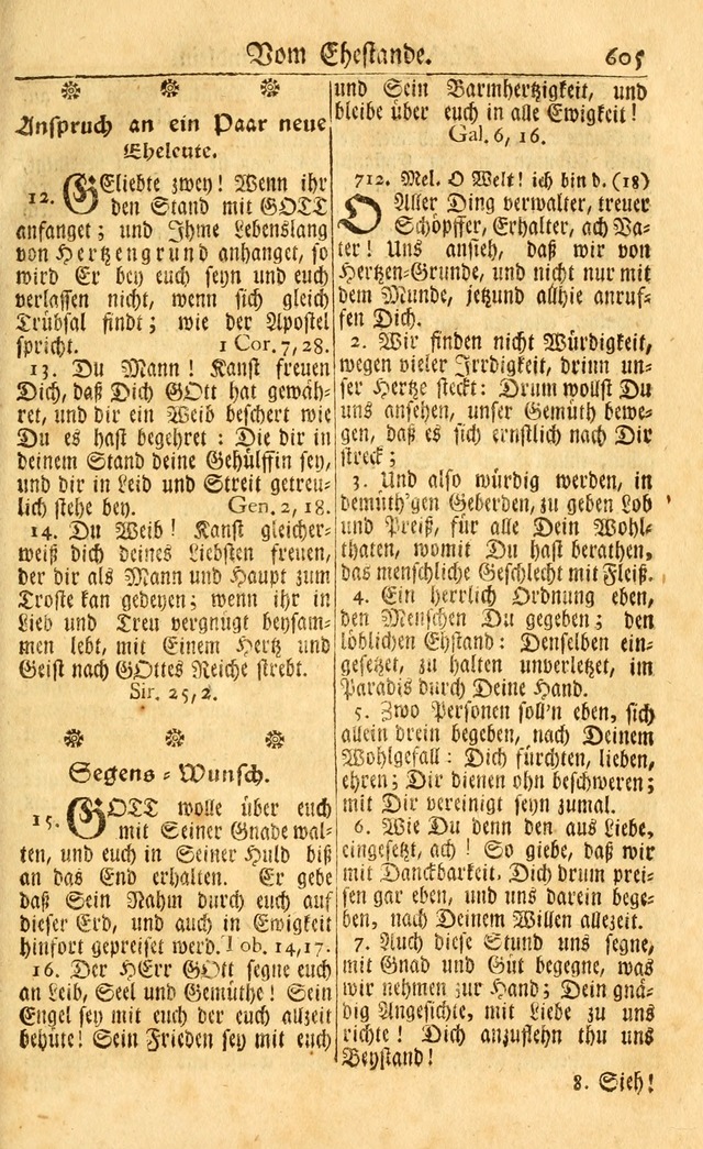 Neu-Eingerichtetes Gesang-Buch in Sich Haltend eine Sammlung (mehrentheils alter) Schöner lehr-reicher underbailicher Lieder... page 611