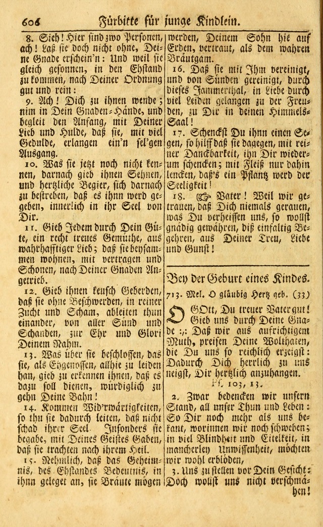 Neu-Eingerichtetes Gesang-Buch in Sich Haltend eine Sammlung (mehrentheils alter) Schöner lehr-reicher underbailicher Lieder... page 612