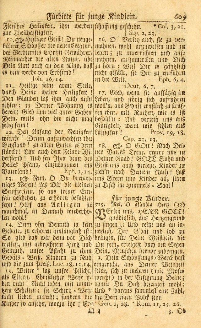 Neu-Eingerichtetes Gesang-Buch in Sich Haltend eine Sammlung (mehrentheils alter) Schöner lehr-reicher underbailicher Lieder... page 615